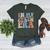 Retro Groovy In My Instructional Coach Era Teacher Women's Heather T-Shirt Heather Forest