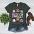 Retro In My PTO Mom Era Parent Organization Team Teacher Women's Heather T-Shirt Heather Forest