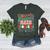 Retro Sleighing Math Problems Santa Math Teacher Christmas Women's Heather T-Shirt Heather Forest Retro Sleighing Math Problems Santa Math Teacher Christmas Women's Heather T-Shirt Heather Forest