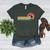 Retro Vintage Boston Terrier Dog Lover Boston Terrier Mom Women's Heather T-Shirt Heather Forest