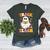 Retro Vintage Groovy Trick Or Teach Teacher Halloween For Men Women Kids Women's Heather T-Shirt Heather Forest