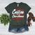 Running On Coffee And Christmas Cheer Lover Teacher For Men Women Kids Women's Heather T-Shirt Heather Forest