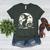 Scary Halloween Cat Costume Retro Cat Moon For Men Women Kids Women's Heather T-Shirt Heather Forest