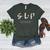 SLP Teacher Shirts Speech Language Pathologist Women's Heather T-Shirt Heather Forest