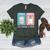 SPED Teacher Special Education First Coffee Then Data Women's Heather T-Shirt Heather Forest
