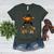 STEM Teacher Messy Bun Fall Vibes Autumn Thanksgiving Men Women Women's Heather T-Shirt Heather Forest