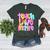 Teach Love Inspire Preppy Back To School Teacher Women Women's Heather T-Shirt Heather Forest Teach Love Inspire Preppy Back To School Teacher Women Women's Heather T-Shirt Heather Forest