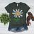 Teach Love Inspire Teachers Inspirational Flower Teachers Women's Heather T-Shirt Heather Forest