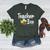 Teacher Bee Bumblebee Back To School Women's Heather T-Shirt Heather Forest Teacher Bee Bumblebee Back To School Women's Heather T-Shirt Heather Forest