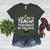 Teacher Christmas Teaching Is My Favorite Women's Heather T-Shirt Heather Forest