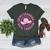 In My Teacher Era Yeehaw Pink Teacher Western Cowgirl Women's Heather T-Shirt Heather Forest In My Teacher Era Yeehaw Pink Teacher Western Cowgirl Women's Heather T-Shirt Heather Forest