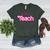 Teacher Life My Job Is Teach Women's Heather T-Shirt Heather Forest Teacher Life My Job Is Teach Women's Heather T-Shirt Heather Forest
