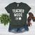 Teacher Mode On School Education Educator Women's Heather T-Shirt Heather Forest