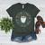 Teacher Supporter Bucket Filler Hero Women's Heather T-Shirt Heather Forest