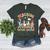 Teaching Future Leaders Teacher Back To School Cute Goose Women's Heather T-Shirt Heather Forest