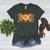 Thanksgiving Turkey Teach Thankful Teacher Girly Bow Women Women's Heather T-Shirt Heather Forest Thanksgiving Turkey Teach Thankful Teacher Girly Bow Women Women's Heather T-Shirt Heather Forest