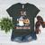 TK Boo Crew Retro Groovy Halloween Floral Ghost TK Teacher Men Women Kids Women's Heather T-Shirt Heather Forest