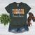 Toddler Teacher Retro Groovy Women Happy First Day Of School Women's Heather T-Shirt Heather Forest