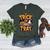 Trick Or Tray Halloween Cafeteria Teacher School Women's Heather T-Shirt Heather Forest Trick Or Tray Halloween Cafeteria Teacher School Women's Heather T-Shirt Heather Forest