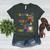 Turkey Thanksgiving Art Teacher Costume Tee For Artists Women's Heather T-Shirt Heather Forest Turkey Thanksgiving Art Teacher Costume Tee For Artists Women's Heather T-Shirt Heather Forest