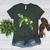 Turtle Puzzle Pieces For Autism Awareness Kids Women Teacher Women's Heather T-Shirt Heather Forest