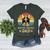 Vintage Boston Terrier Dad Dog Lovers Father's Day Tee Women's Heather T-Shirt Heather Forest