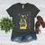 Vintage Boston Terrier Dog Women's Heather T-Shirt Heather Forest
