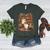 Vintage Ghost Book Reading Pumpkin Gothic Halloween Teachers Women's Heather T-Shirt Heather Forest Vintage Ghost Book Reading Pumpkin Gothic Halloween Teachers Women's Heather T-Shirt Heather Forest