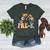 Wildflower Pre-K Preschool Team Floral Teacher Girls Women's Heather T-Shirt Heather Forest Wildflower Pre-K Preschool Team Floral Teacher Girls Women's Heather T-Shirt Heather Forest