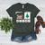 I Am Working For Christmas Break Special Education Teacher Women's Heather T-Shirt Heather Forest
