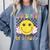 100th Day Of School Teacher Kids 100 Days Of School Comfort Colors Sweatshirt Blue Jean