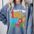 100th Day Of School Teachers Kids Happy 100 Days Comfort Colors Sweatshirt Blue Jean 100th Day Of School Teachers Kids Happy 100 Days Comfort Colors Sweatshirt Blue Jean
