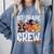 1st Grade Boo Crew Cute Ghost Halloween Teacher Kids Comfort Colors Sweatshirt Blue Jean