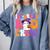 1st Grade Boo Crew Halloween First Grade Halloween Teacher Comfort Colors Sweatshirt Blue Jean