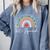 4K Squad Crew Team Teacher Kindergarten Kinder Elementary Comfort Colors Sweatshirt Blue Jean