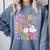 4th Grade Boo Crew Fourth Grade Teacher Kids Happy Halloween Comfort Colors Sweatshirt Blue Jean