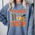 4th Grade Boo Crew Teacher Student Halloween Comfort Colors Sweatshirt Blue Jean