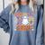 5th Grade Boo Crew Halloween Teachers Students Comfort Colors Sweatshirt Blue Jean