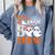 5th Grade Boo Crew Teachers Students Ghost Halloween Comfort Colors Sweatshirt Blue Jean