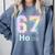 67 Ho Holmium Science Teacher Elements Table Six Seven Meme Comfort Colors Sweatshirt Blue Jean