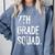 7th Grade Squad Back To School Student Teacher Comfort Colors Sweatshirt Blue Jean 7th Grade Squad Back To School Student Teacher Comfort Colors Sweatshirt Blue Jean