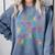 ABC Sign Language Chart Teacher Hand Letter Alphabet ASL Comfort Colors Sweatshirt Blue Jean ABC Sign Language Chart Teacher Hand Letter Alphabet ASL Comfort Colors Sweatshirt Blue Jean