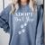 Adopt Animals Don't Shop For Them Comfort Colors Sweatshirt Blue Jean