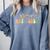 AG Teacher Future Farmer Agriculture Teacher Men Women Comfort Colors Sweatshirt Blue Jean
