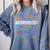 Anthropology Words Anthropologist Teacher Comfort Colors Sweatshirt Blue Jean