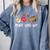 Art Teacher Peace Love Art For Artists And Painters Comfort Colors Sweatshirt Blue Jean