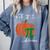 I Ate Some Pumpkin Pi Pie Math Teacher Halloween For Men Women Kids Comfort Colors Sweatshirt Blue Jean