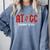 ATGC Teacher Student Biology Comfort Colors Sweatshirt Blue Jean