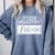 Avoid Negativity Math Teacher Comfort Colors Sweatshirt Blue Jean