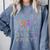 Back To School Kindergarten Alphabet ABC Teacher Women Kids Comfort Colors Sweatshirt Blue Jean